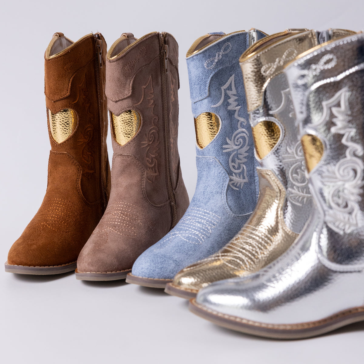 kids heart boots