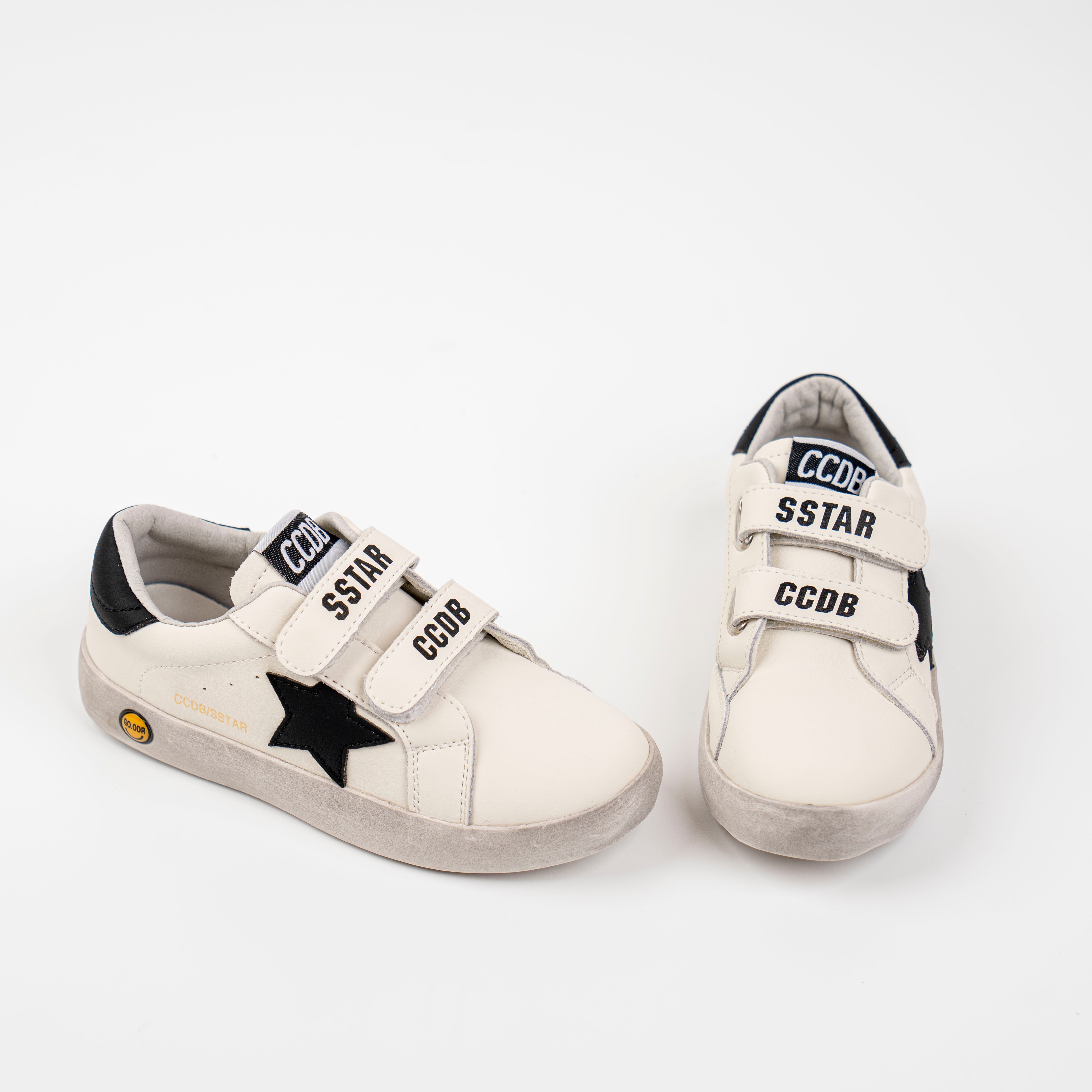 Black Star /Black Back Sticker